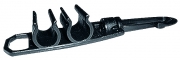 Karabiner mit 2 Schlauchhalter