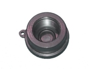 Staubschutzkappe DIN, schwarz, mit ersatz O-Ring