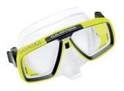 Maske Look, Silikon transparent, hot lime