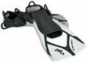 ZIP VX FITNESS FIN, WHITE+GRAY Gr. M