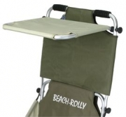 ECKLA-Beach-Rolly, Sonnenschutzdach Farbe: oliv/beige