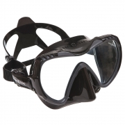 Maske Mission, MIDI, black silicone / grey